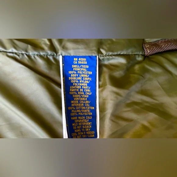 Polo by Ralph Lauren Quilted Vest - Medium - Green - Picture 10 of 13